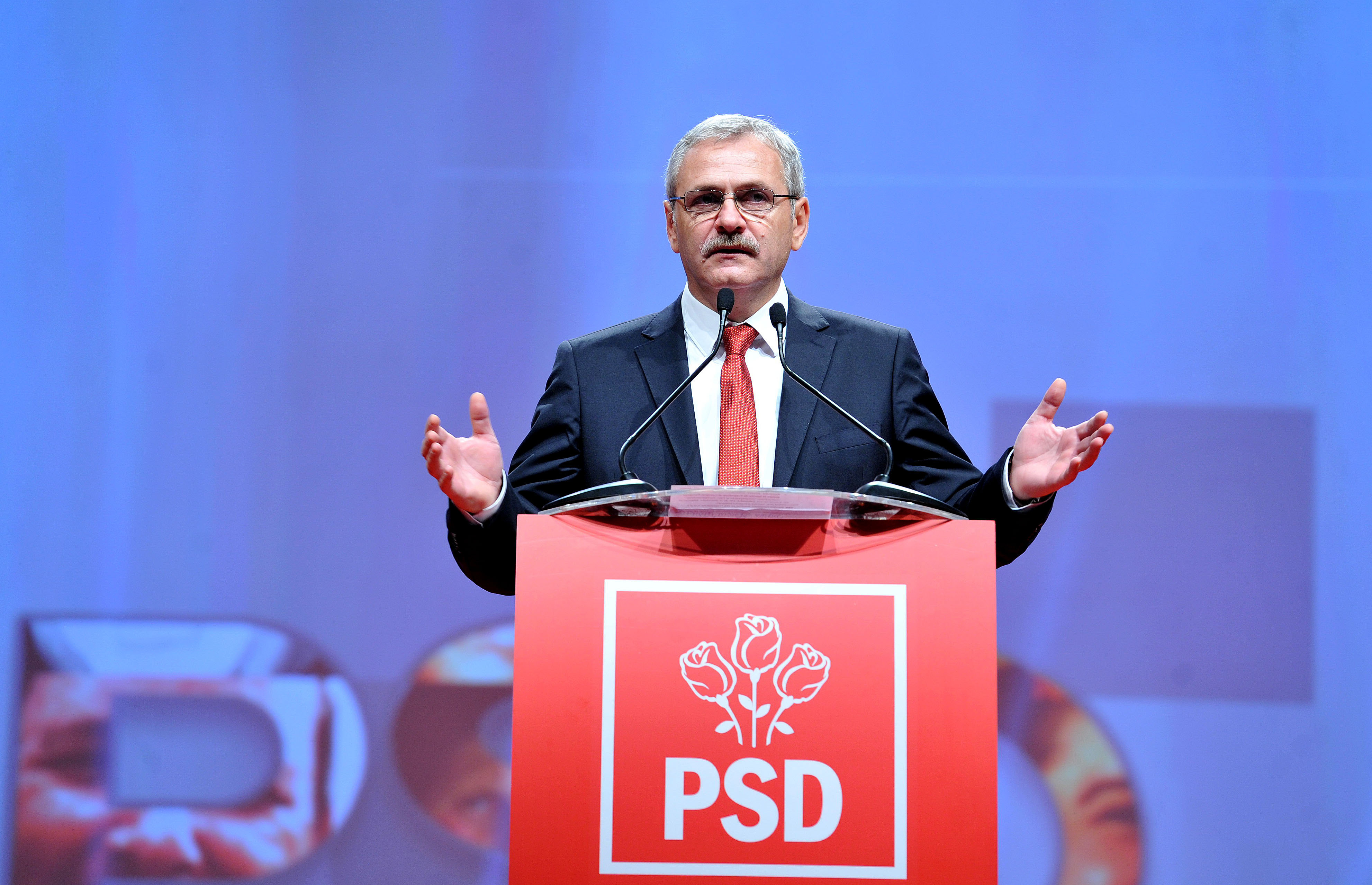 Liviu Dragnea during a meeting of his party (Photo credit: Partidul Social Democrat/Flickr)