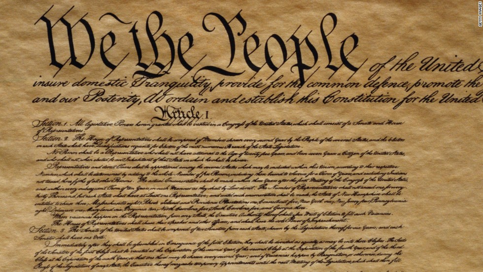 Constitution of United States (photo credit: CNN) Constitution of United States (photo credit: CNN)
