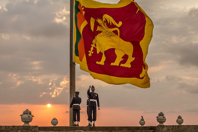 The flag of Sri Lanka (Photo credit: Flickr)