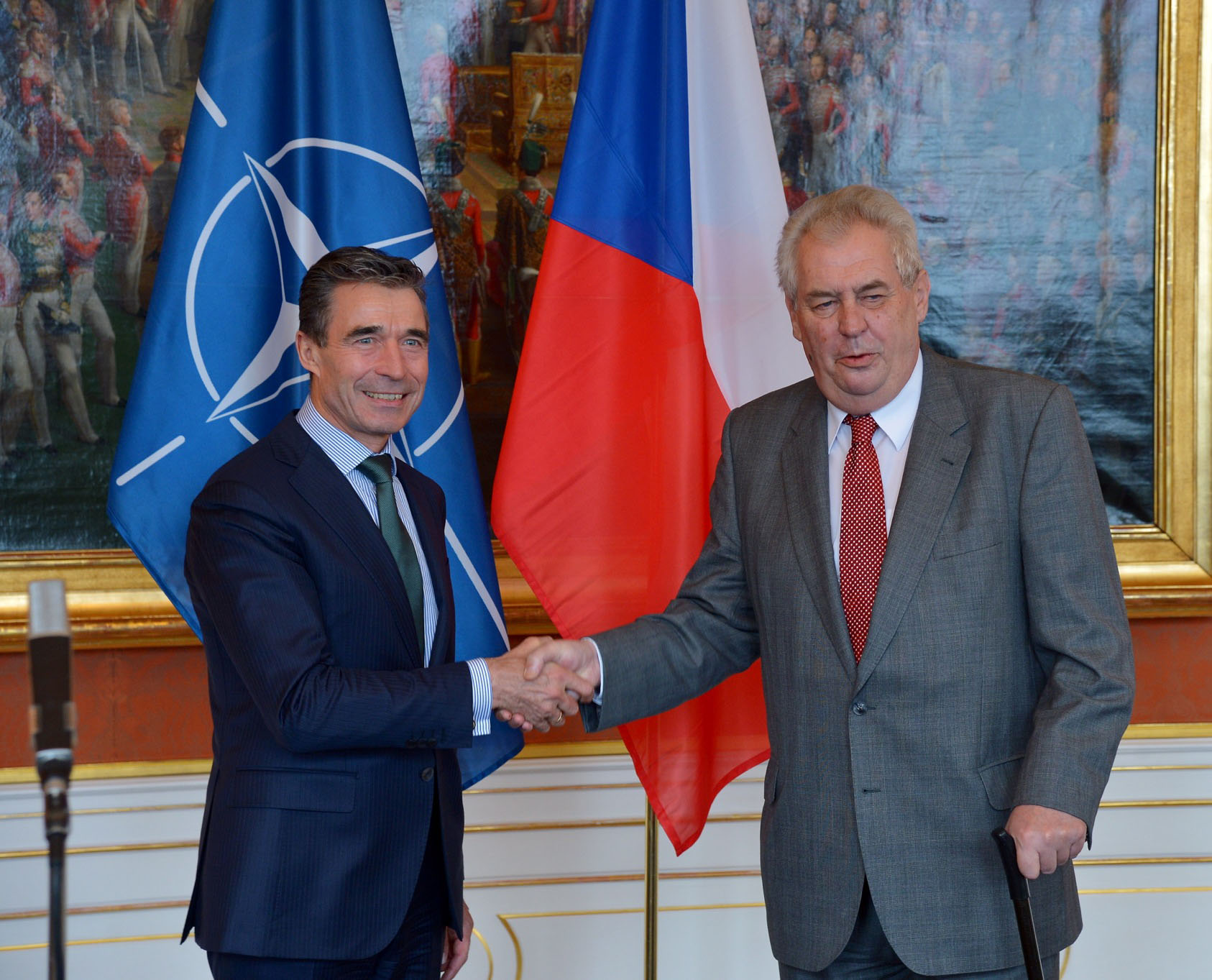 Czech President Milos Zeman (photo credit: NATO North Atlantic Treaty Organization/flickr) Czech President Milos Zeman (photo credit: NATO North Atlantic Treaty Organization/flickr)
