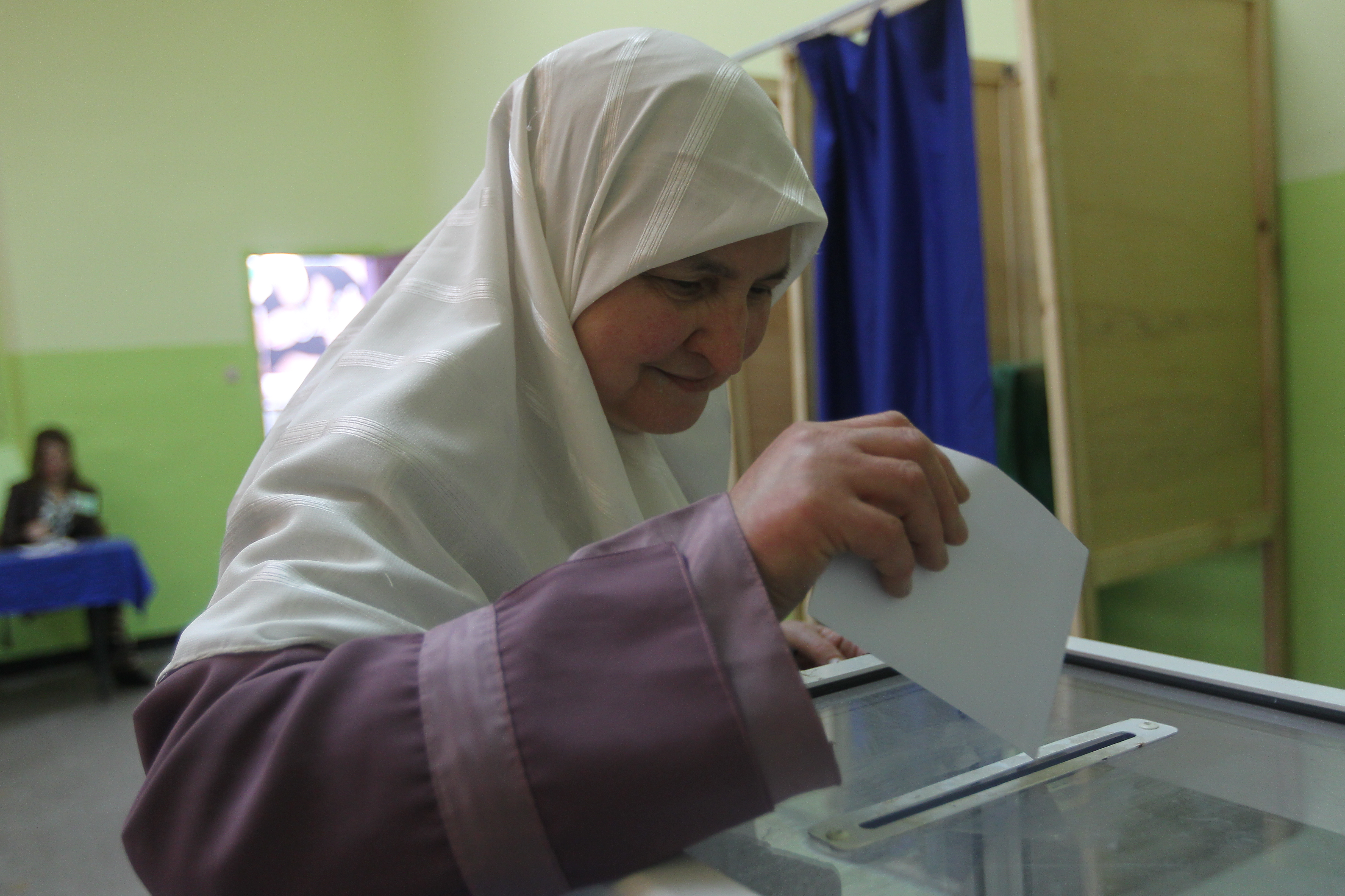 2014 Algerian election (photo credit: Magharebia/flickr)