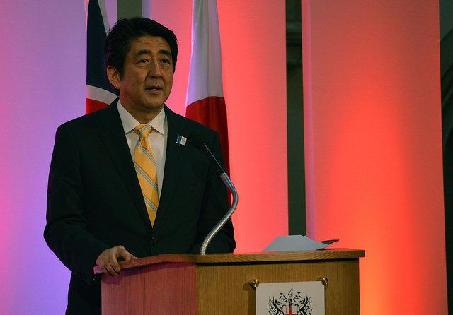 Japan's Prime Minister Shinzo Abe (Photo credit: Flickr) Japan's Prime Minister Shinzo Abe (Photo credit: Flickr)