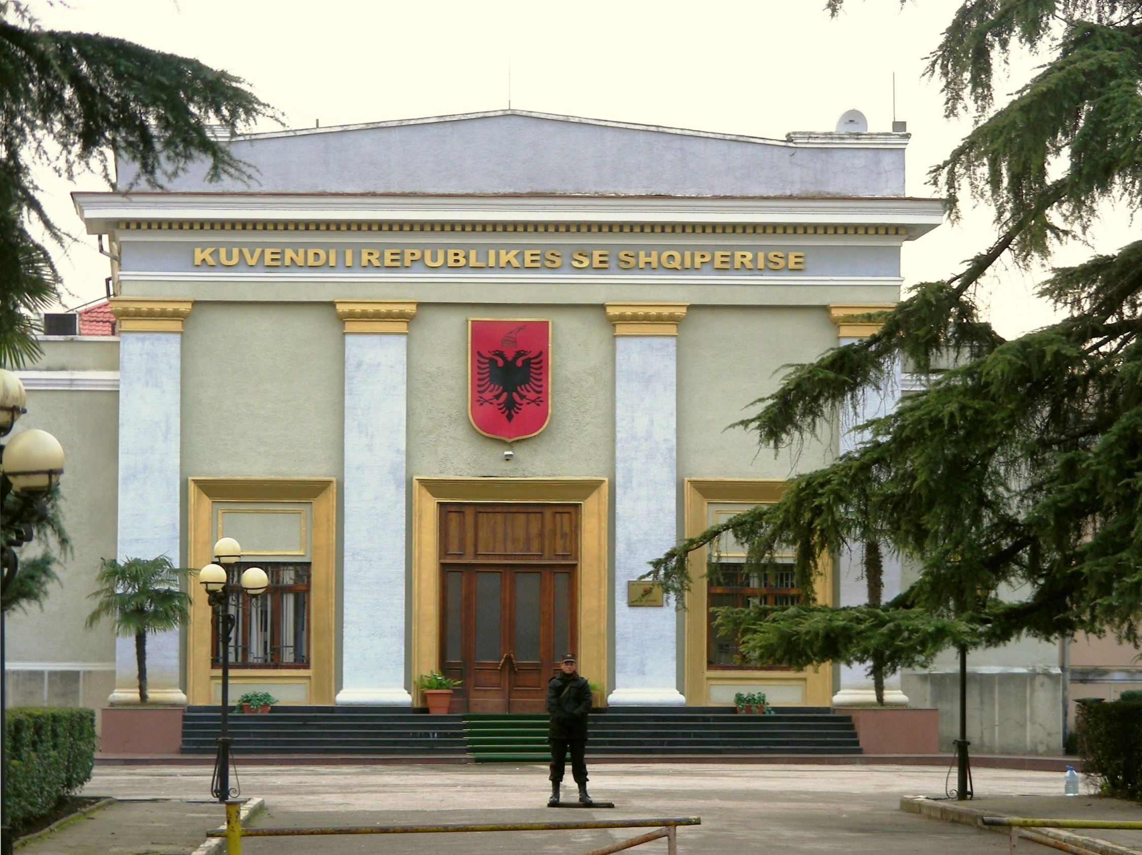 Parliament of Albania (photo credit: cameron lucida/flickr) Parliament of Albania (photo credit: cameron lucida/flickr)