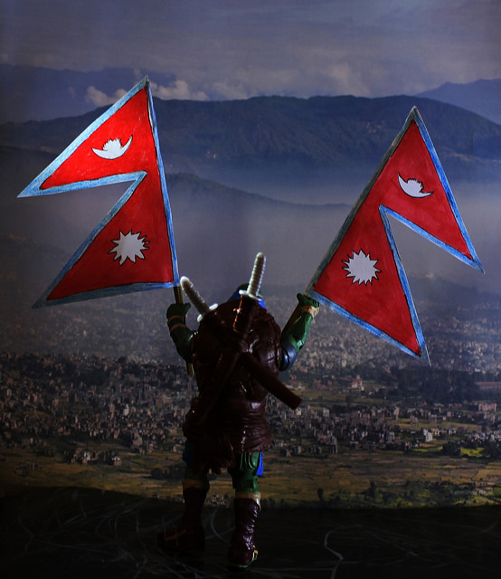 The flag of Nepal (Photo credit: Flickr)