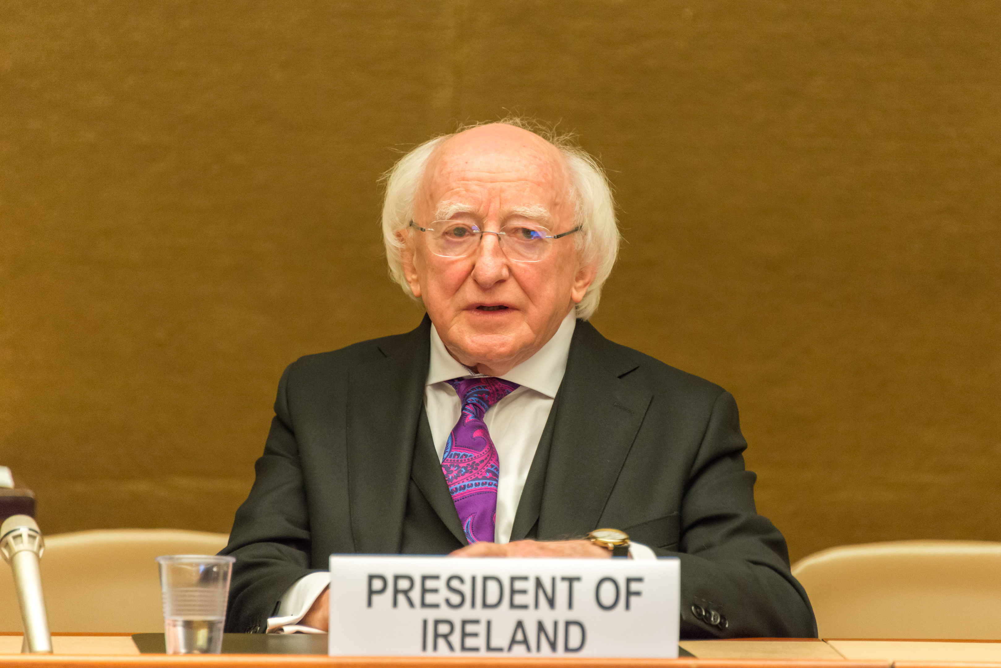 President Michael Higgins of Ireland (photo credit: UNCTAD/flickr) President Michael Higgins of Ireland (photo credit: UNCTAD/flickr)