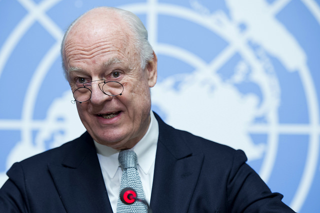 Staffan de Mistura, United Nations Special Envoy for Syria (Photo credit: UN Photo / Jean-Marc Ferré / flickr)
