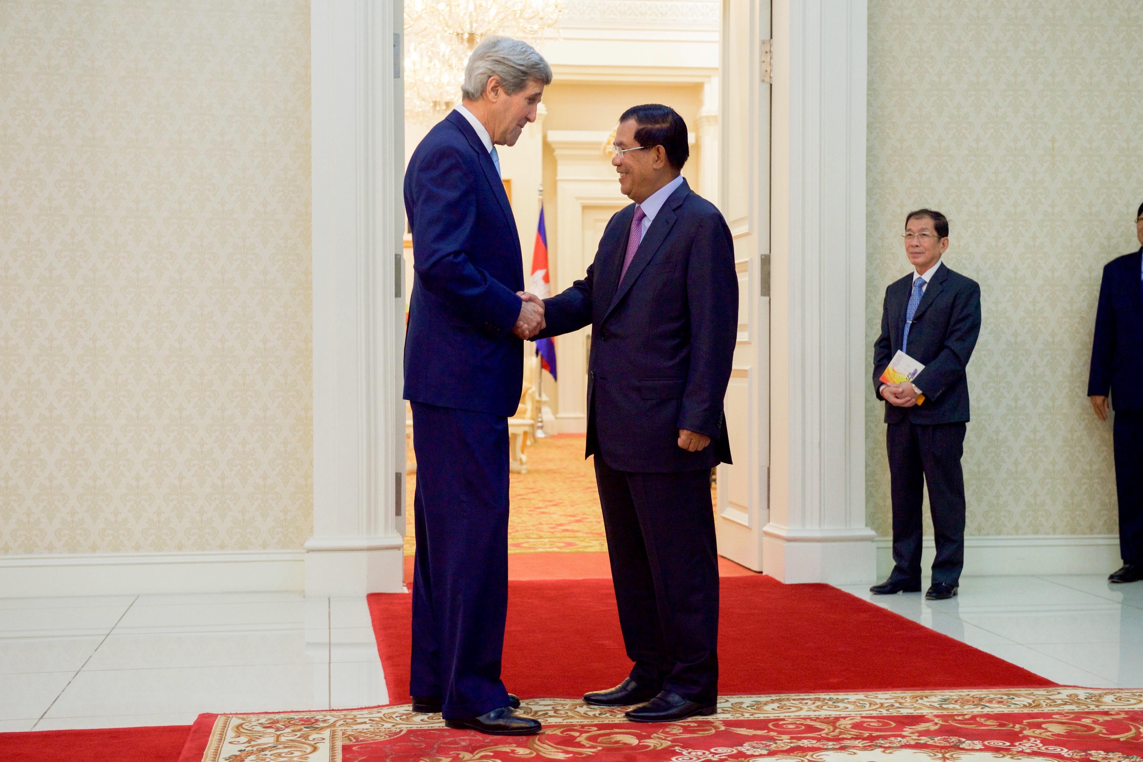 Cambodian Prime Minister Hun Sen (photo credit: U.S. Embassy Phnom Penh/flickr) Cambodian Prime Minister Hun Sen (photo credit: U.S. Embassy Phnom Penh/flickr)