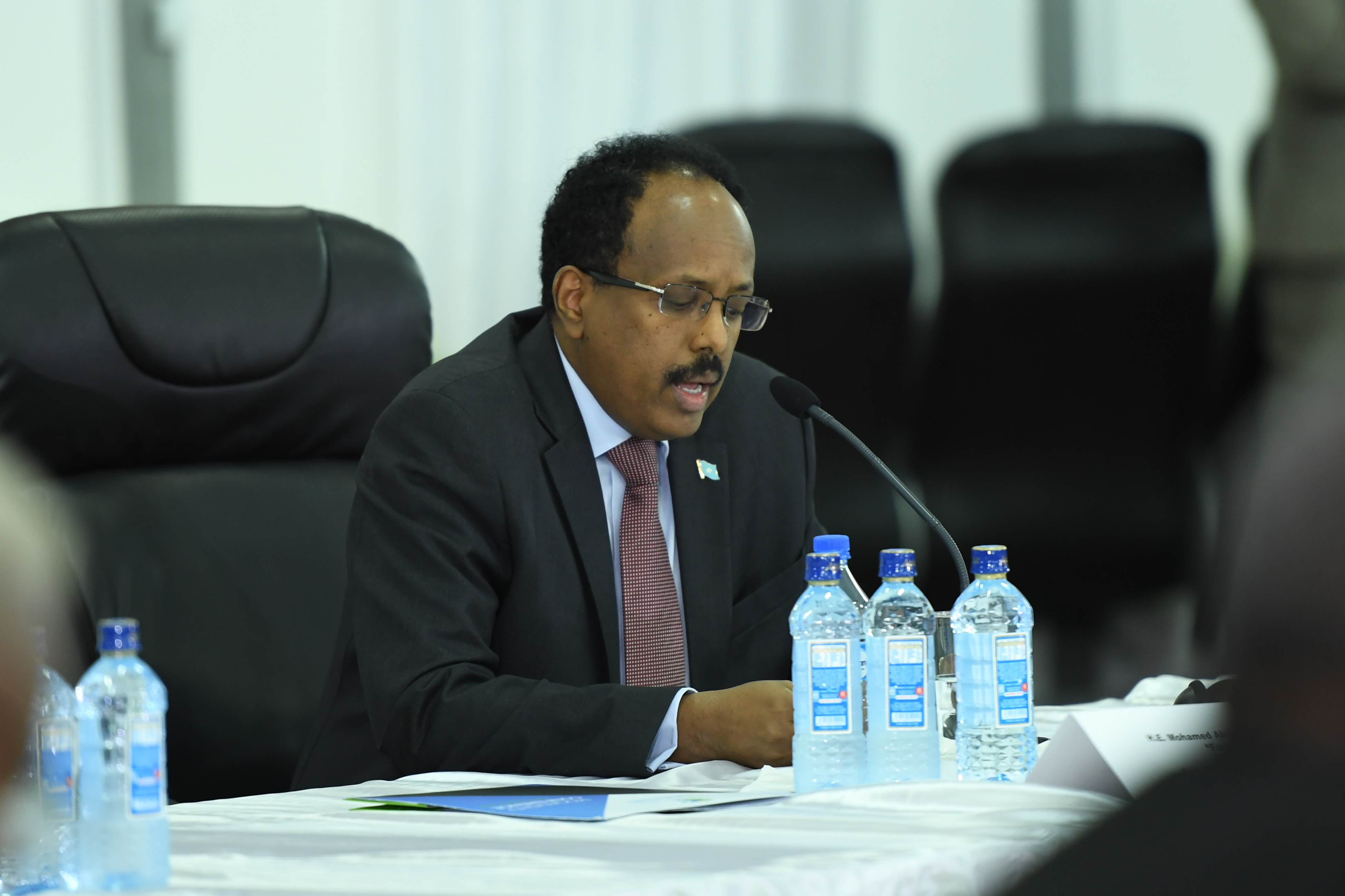 President Mohamed Abdullahi Mohamed Farmaajo of Somalia (photo credit: AMISOM Public Information/flickr) President Mohamed Abdullahi Mohamed Farmaajo of Somalia (photo credit: AMISOM Public Information/flickr)
