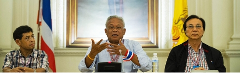 Thai anti-government protest leader Suthep Thaugsuban -  AFP