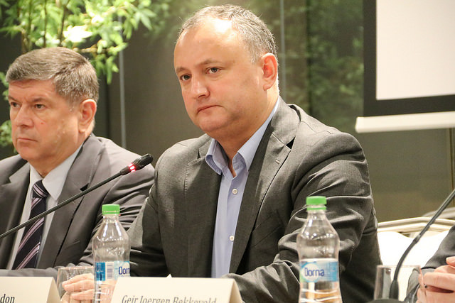 Igor Dodon, Moldova's president (Photo credit: Flickr)