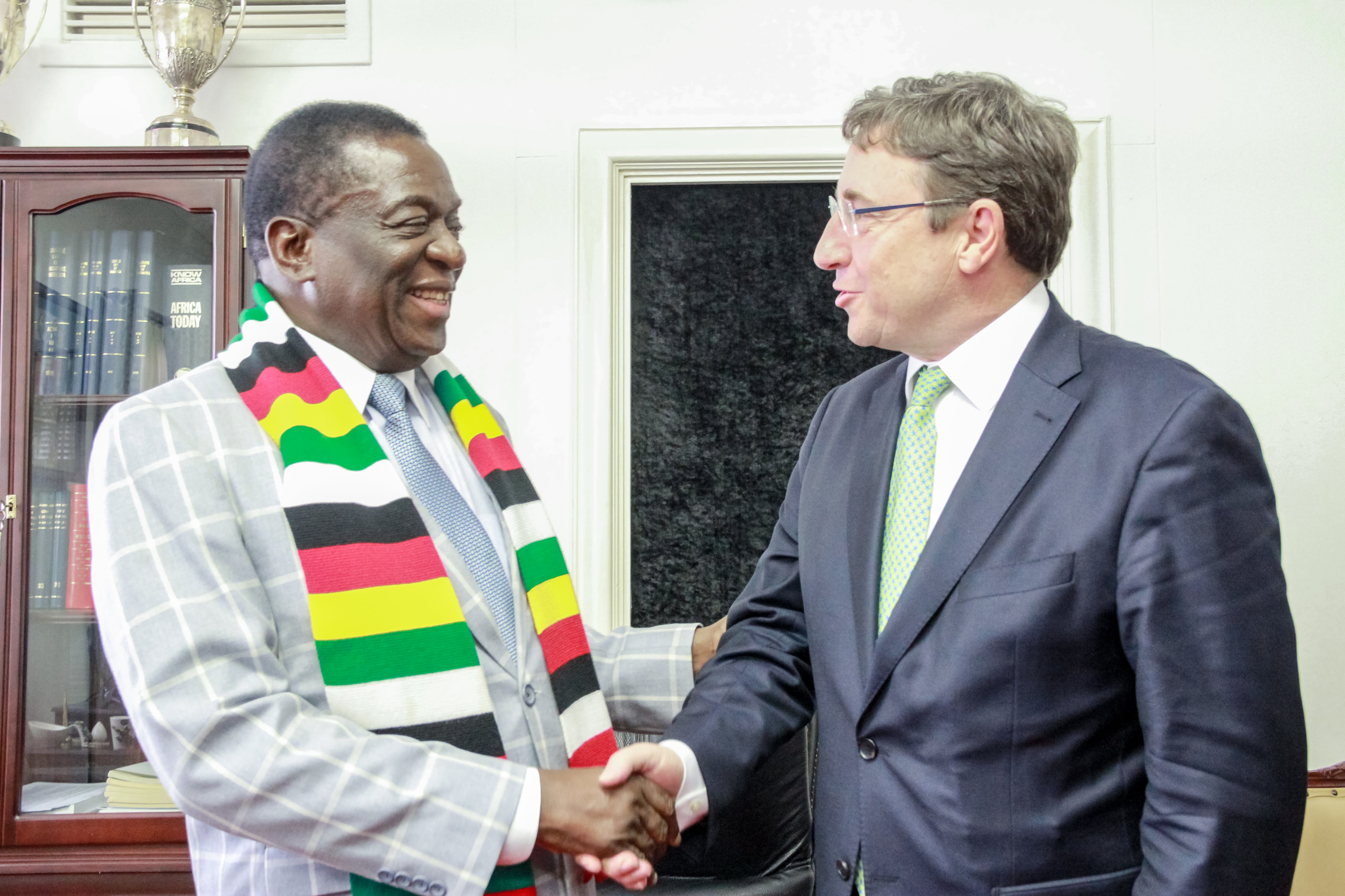 President Emmerson Mnangagwa of Zimbabwe (photo credit: United Nations Development Programme/flickr) President Emmerson Mnangagwa of Zimbabwe (photo credit: United Nations Development Programme/flickr)
