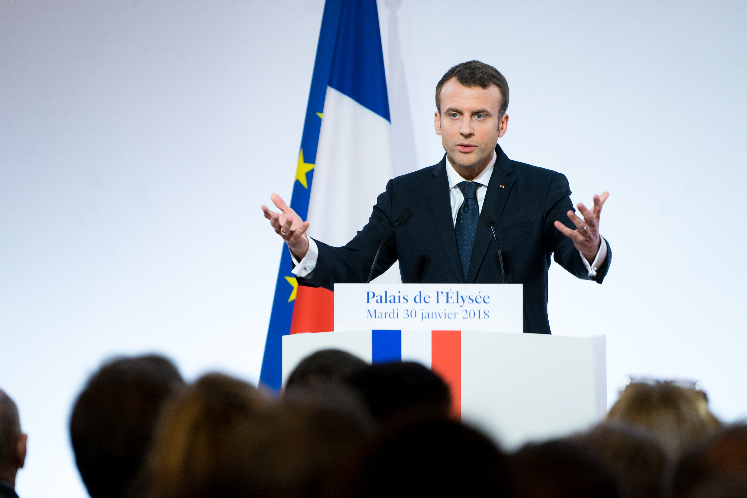 President Emmanuel Macron of France (photo credit: Jacques Paquier/flickr) President Emmanuel Macron of France (photo credit: Jacques Paquier/flickr)