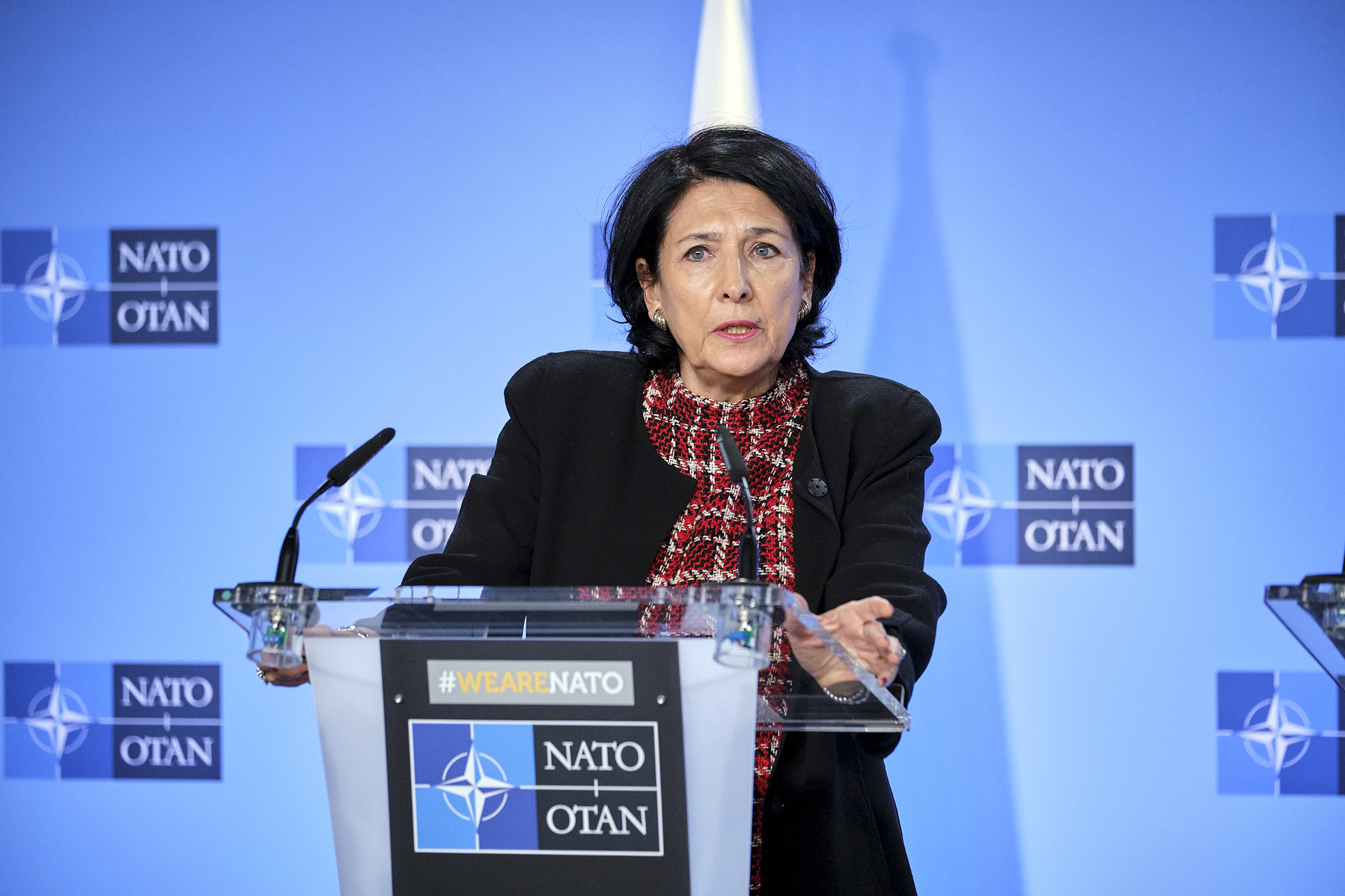President Salome Zourabichvili of Georgia (photo credit: NATO North Atlantic Treaty Organization/flickr) President Salome Zourabichvili of Georgia (photo credit: NATO North Atlantic Treaty Organization/flickr)