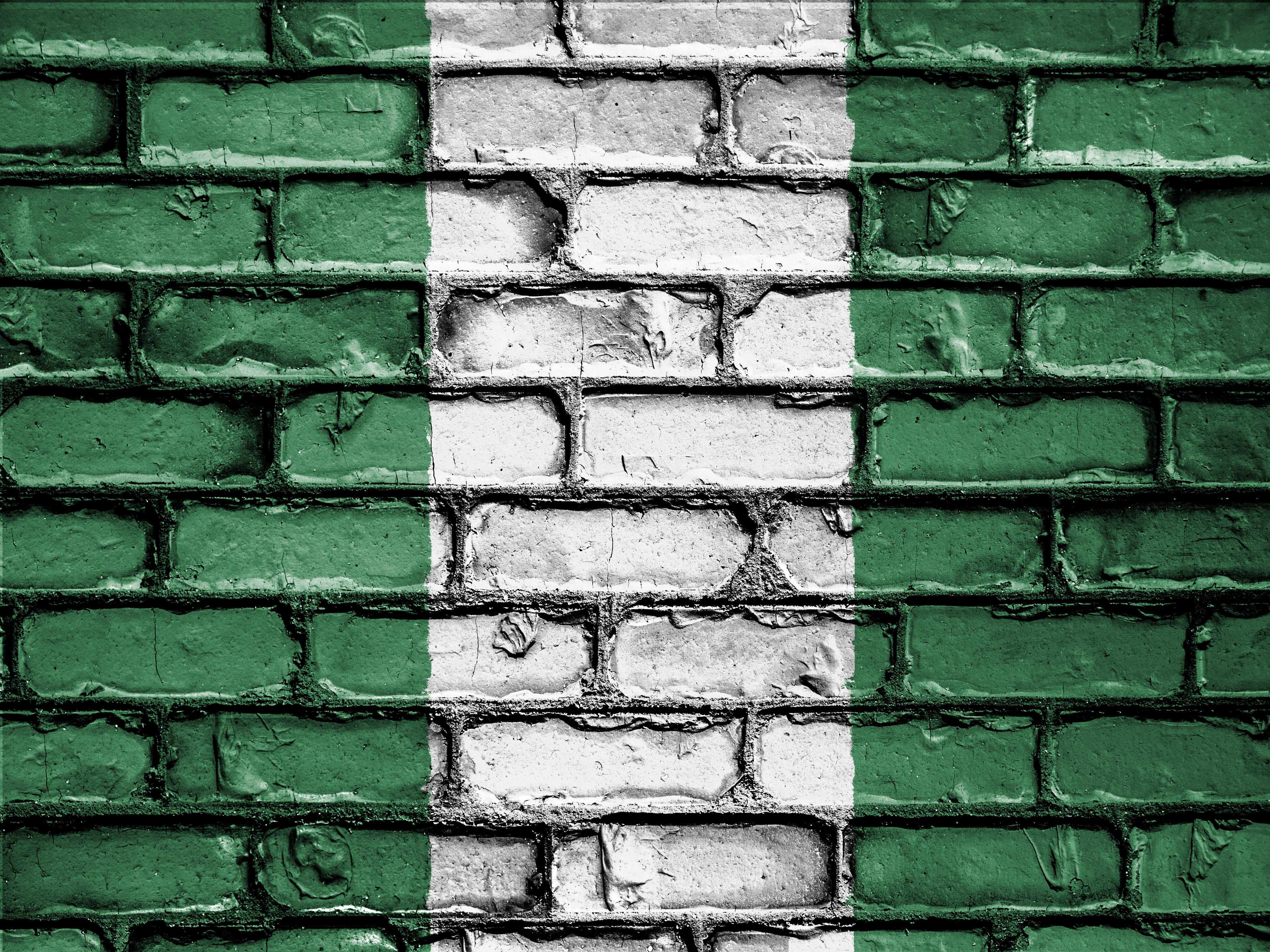 National Flag Nigeria on Brick Wall (Photo credit: Public Domain Photography/Flickr) National Flag Nigeria on Brick Wall (Photo credit: Public Domain Photography/Flickr)