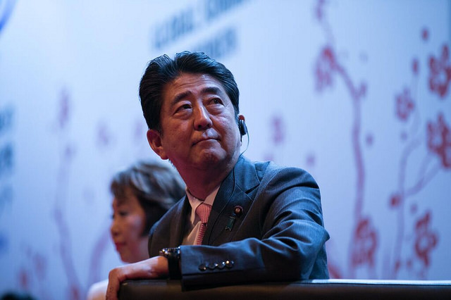 Japan's Prime Minister Shinzo Abe (Photo credit: Flickr)