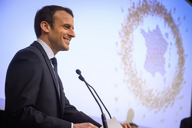 French President, Emmanuel Macron (Photo credit: EPA/CHRISTOPHE PETIT TESSON/Flickr)