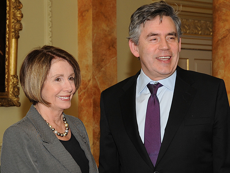 Speaker of the United States House of Representatives, Nancy Pelosi (photo credit: Downing Street/flickr) Speaker of the United States House of Representatives, Nancy Pelosi (photo credit: Downing Street/flickr)