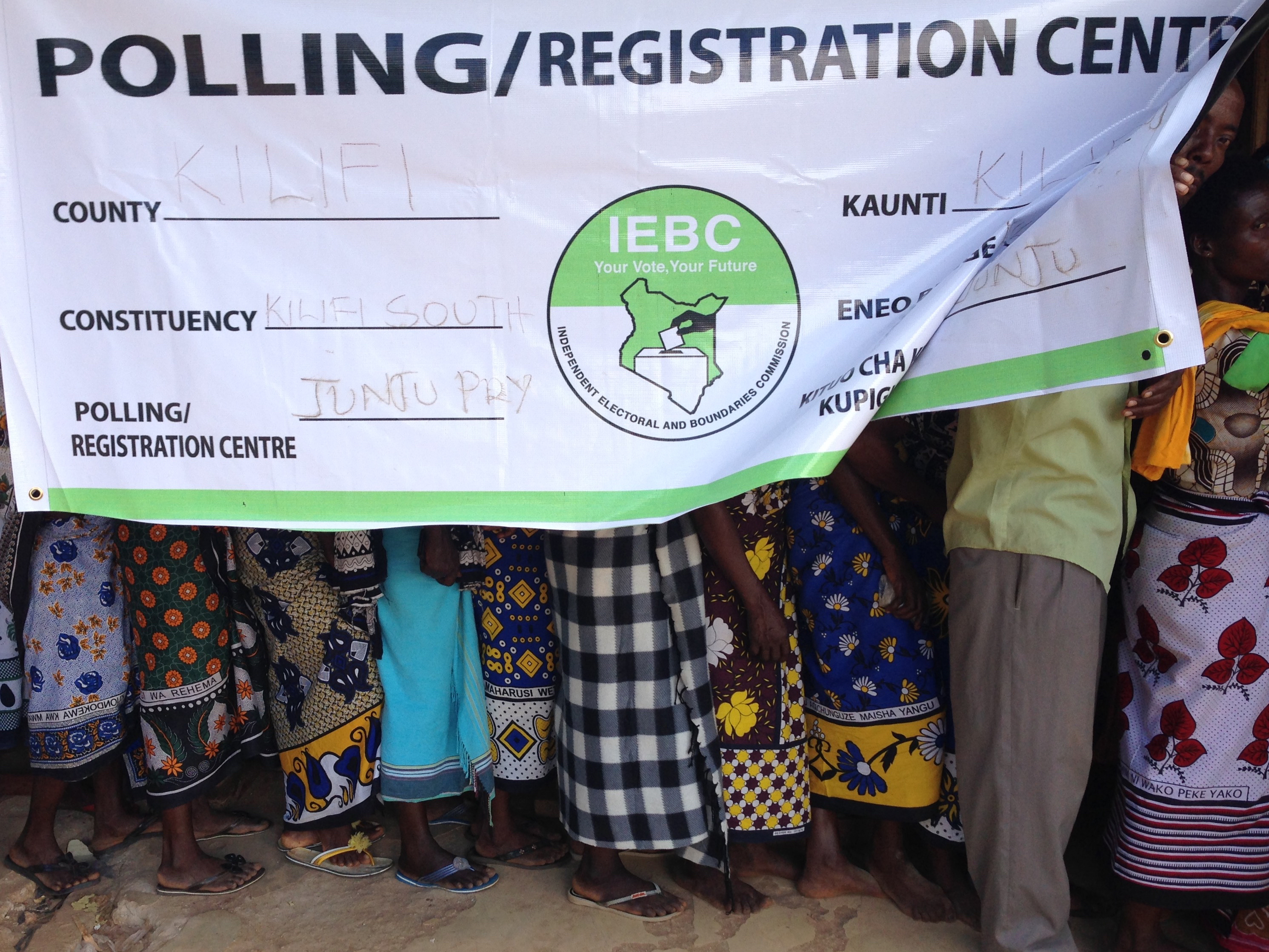 Polling station in Kenya (photo credit: USAID U.S. Agency for International Development/flickr) 