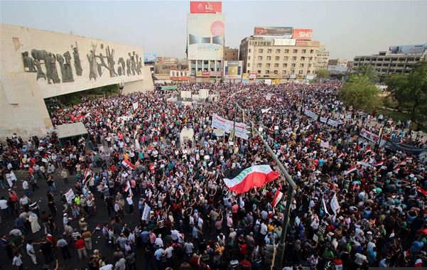 تظاهرات في بغداد ضد الفساد