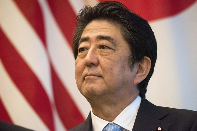 Japan's Prime Minister Shinzo Abe (Photo credit: Flickr)