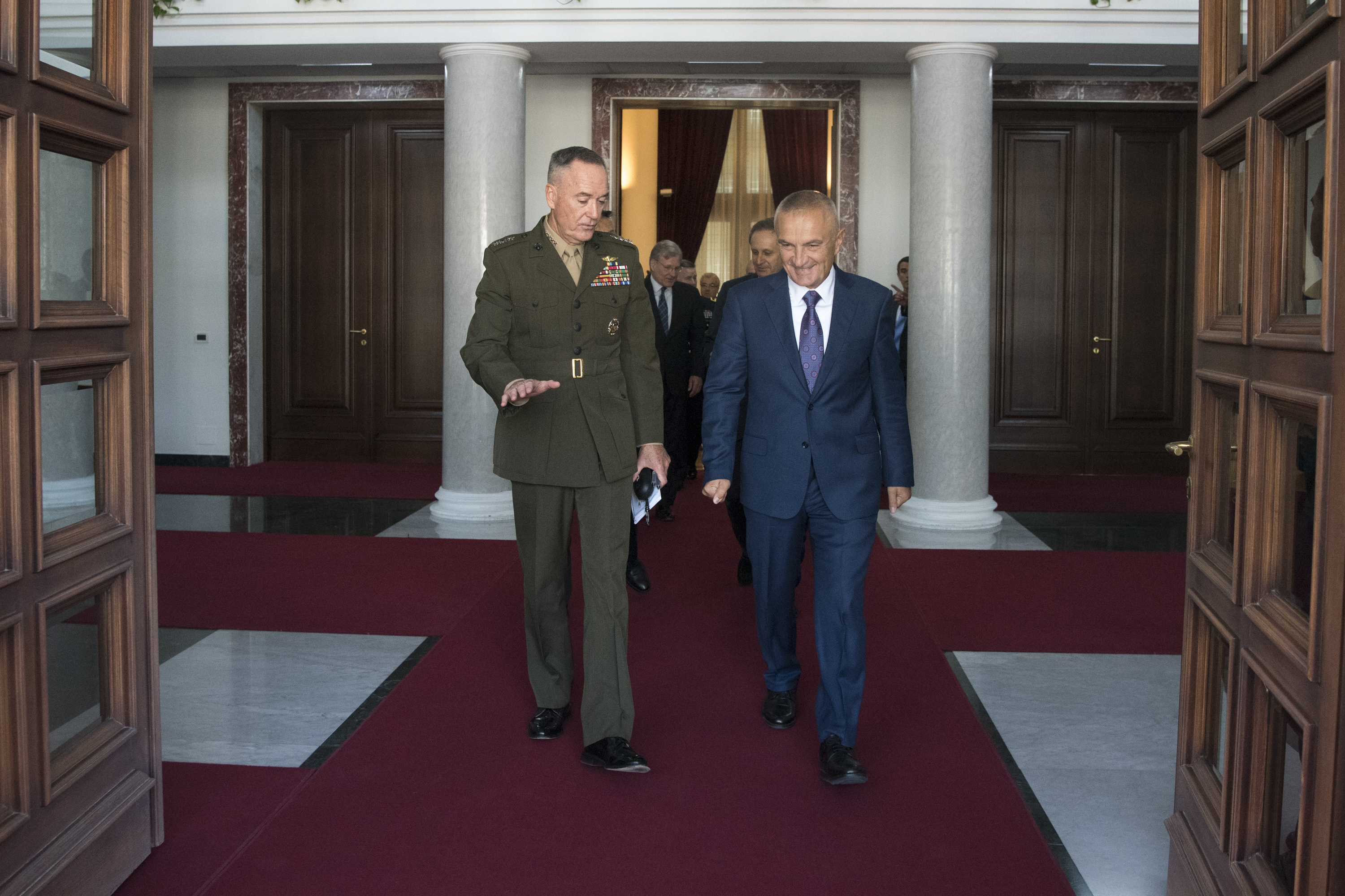 President Ilir Meta of Albania (photo credit: Chairman of the Joint Chiefs of Staff/flickr) President Ilir Meta of Albania (photo credit: Chairman of the Joint Chiefs of Staff/flickr)