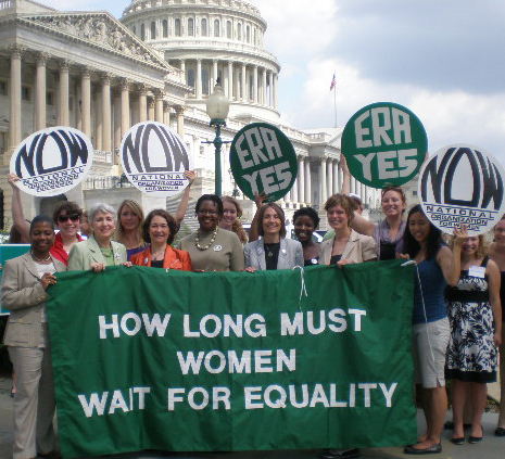 Rally for the Equal Rights Amendment (photo credit: National Organization for Women/flickr) Rally for the Equal Rights Amendment (photo credit: National Organization for Women/flickr)