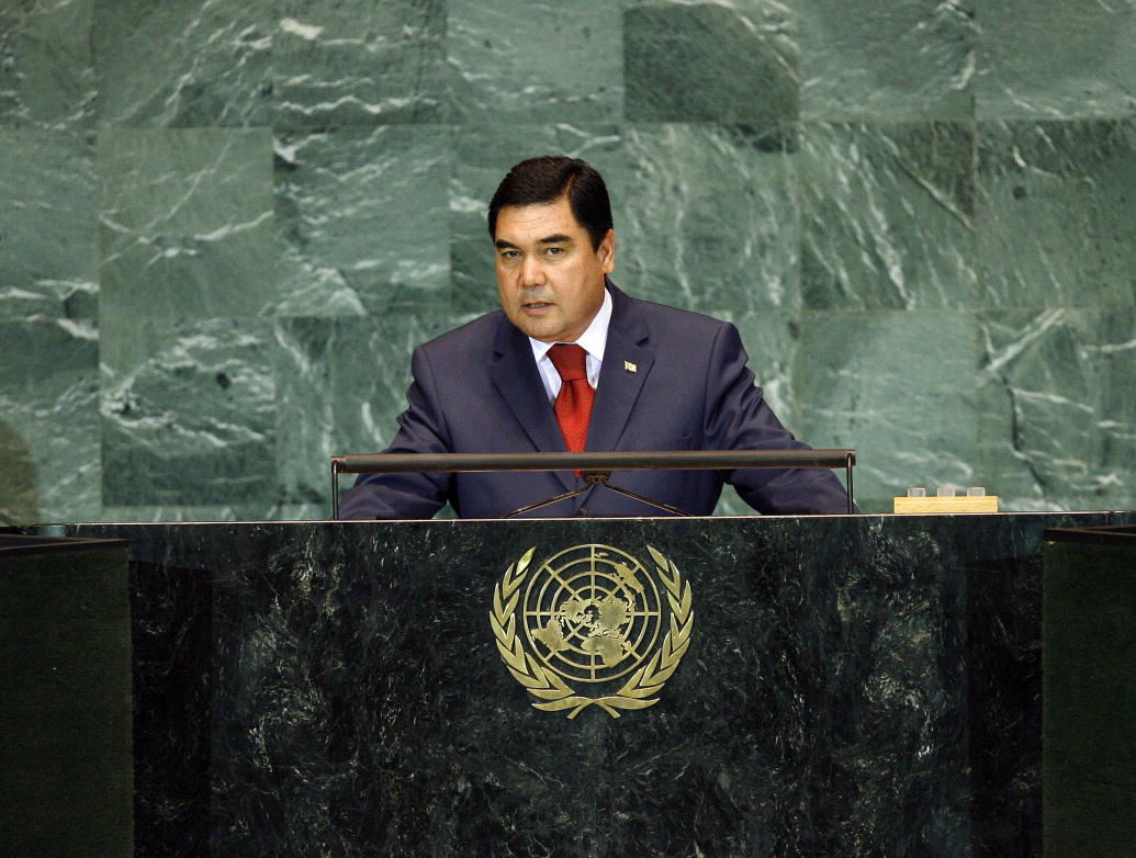 President Gurbanguly Berdymukhammedov of Turkmenistan (photo credit: United Nations Photo/flickr)