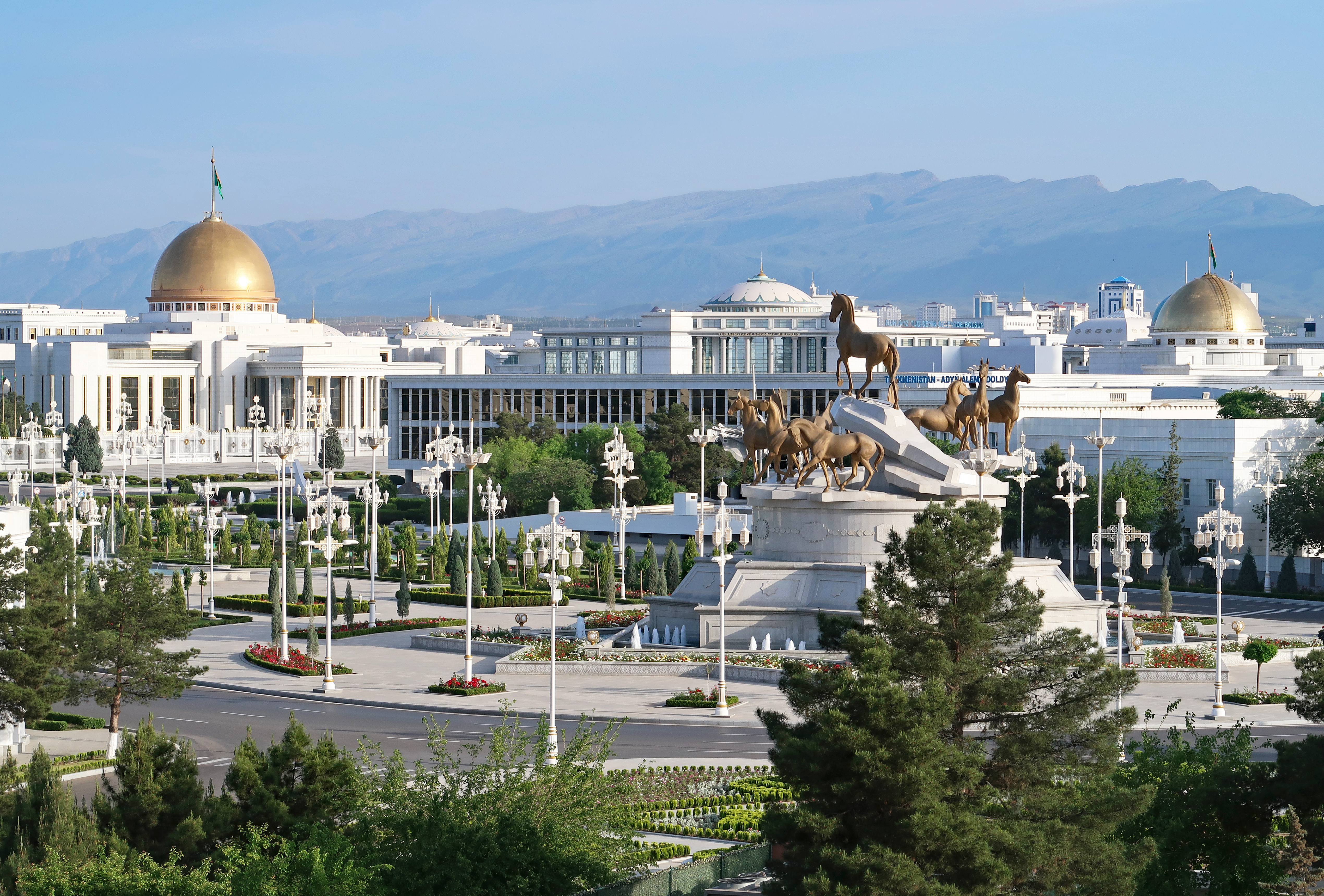 Ashgabat, Turkmenistan (photo credit: John Pavelka/flickr) Ashgabat, Turkmenistan (photo credit: John Pavelka/flickr)