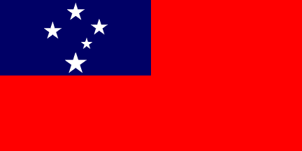 The flag of Samoa (Photo credit: Flickr) The flag of Samoa (Photo credit: Flickr)
