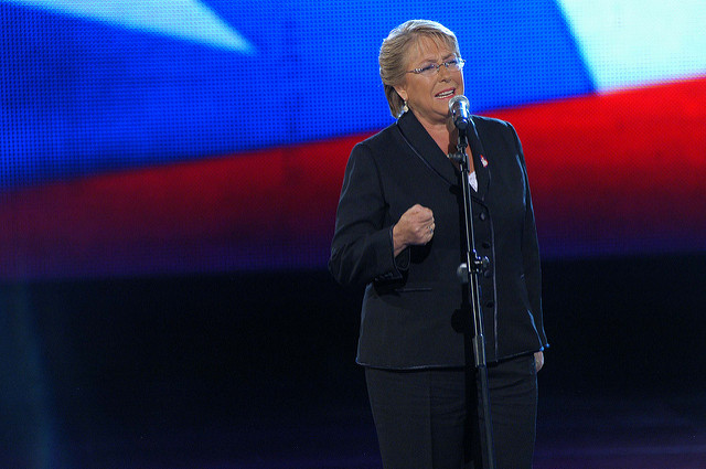 Chile's President Michelle Bachelet (Photo credit: Flickr) Chile's President Michelle Bachelet (Photo credit: Flickr)