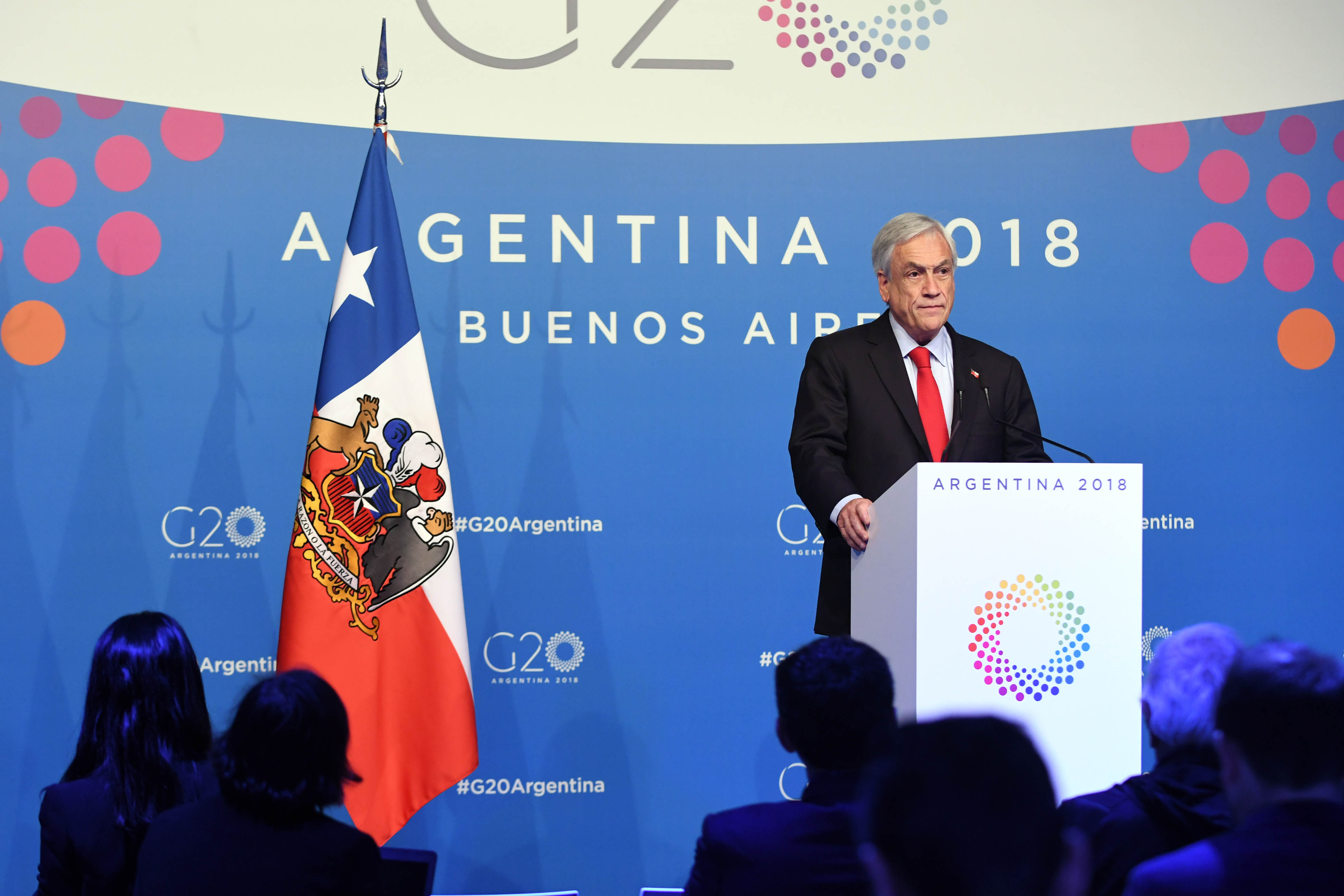 President Sebastián Piñera of Chile (photo credit: G20 Argentina/flickr) President Sebastián Piñera of Chile (photo credit: G20 Argentina/flickr)
