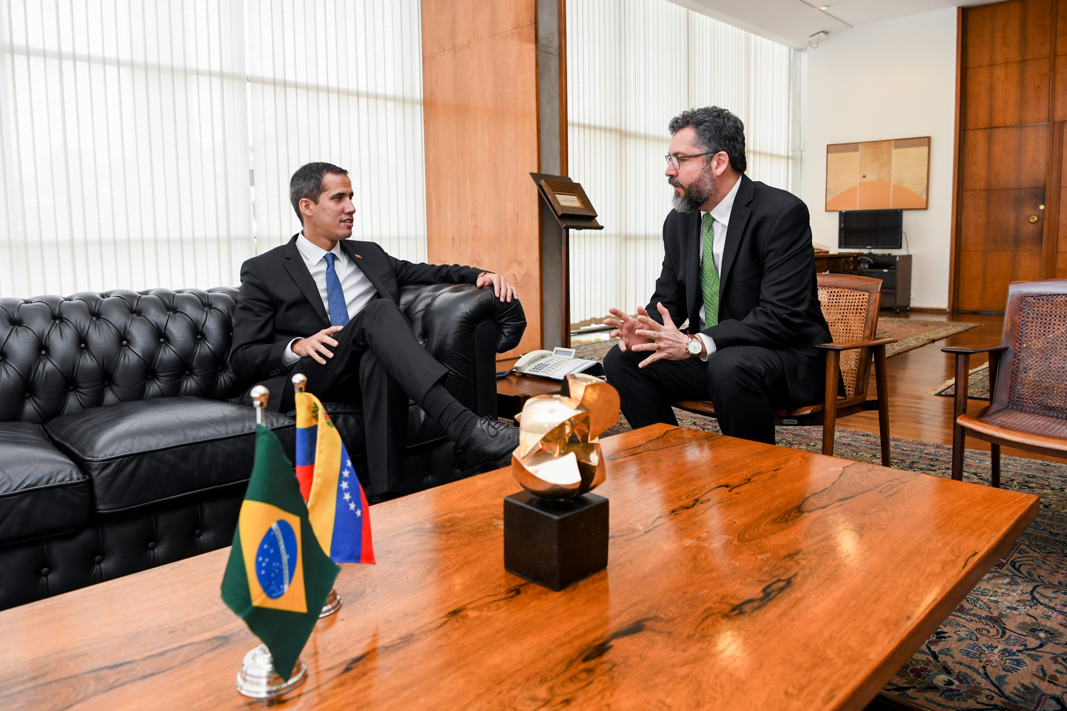 Venezuelan opposition leader Juan Guaido (photo credit: Ministério das Relações Exteriores/flickr)