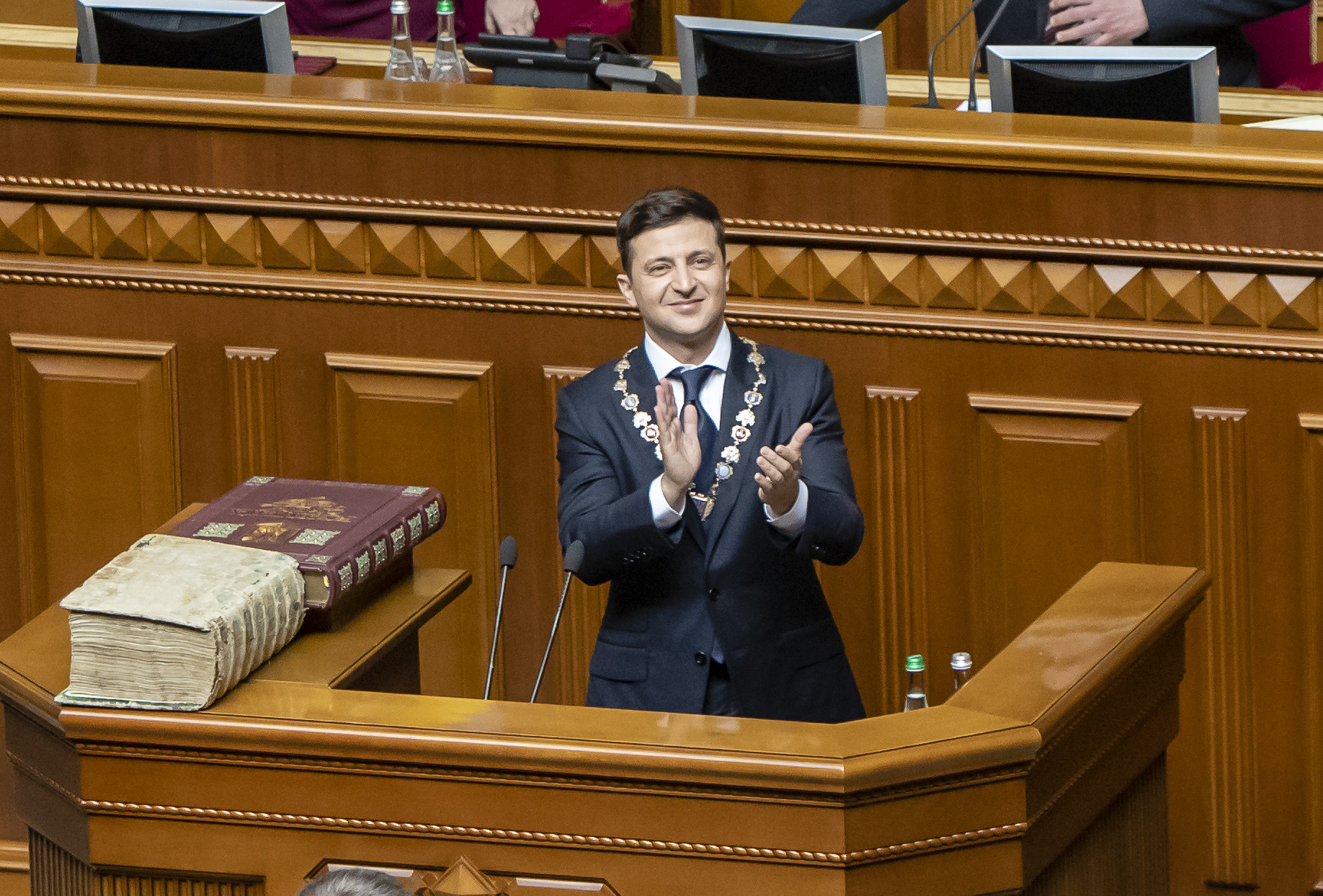 President Volodymyr Zelensky of Ukraine (photo credit: U.S. Embassy Kyiv Ukraine/flickr)