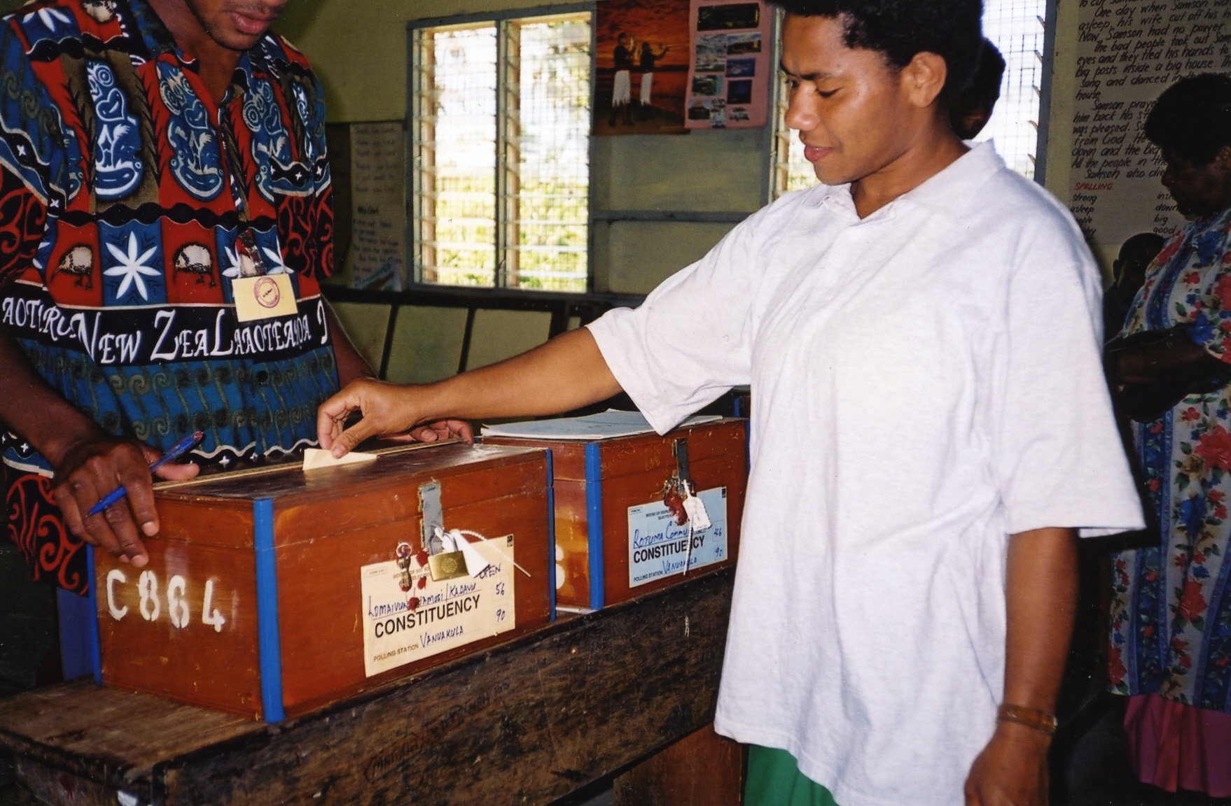 2001 General Elections in Fiji (photo credit: Commonwealth Secretariat/flickr) 2001 General Elections in Fiji (photo credit: Commonwealth Secretariat/flickr)