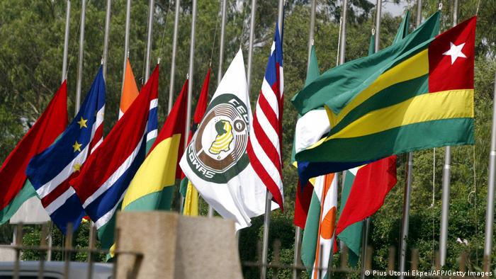 Flags of ECOWAS member states (photo credit: Pius Utomi Ekpei/AFP/Getty) Flags of ECOWAS member states (photo credit: Pius Utomi Ekpei/AFP/Getty)