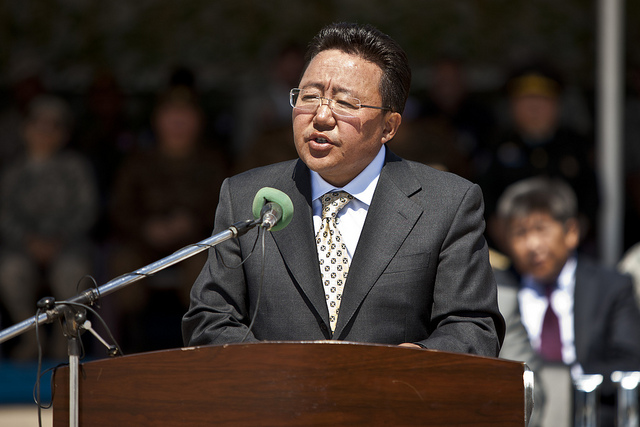Mongolian President Ts. Elbegdorj (Photo credit: Flickr)