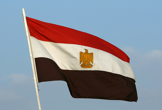 The flag of Egypt (Photo credit: Flickr)