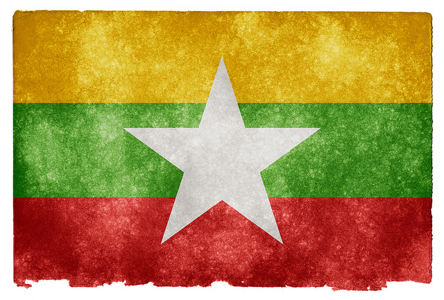 The flag of Myanmar (Photo credit: Flickr) The flag of Myanmar (Photo credit: Flickr)