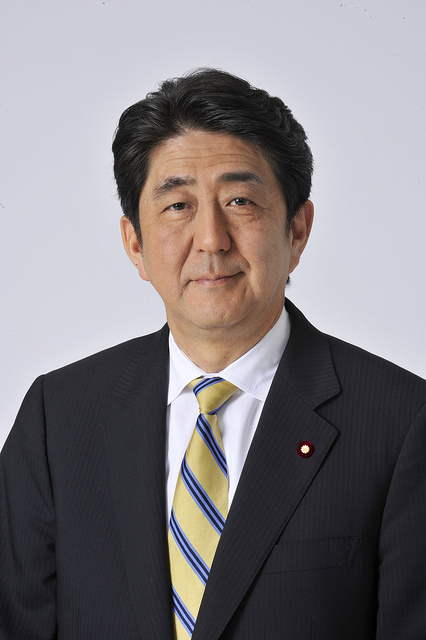 Japan's Prime Minister Shinzo Abe (Photo credit: Flickr)