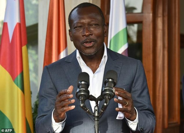 President Patrice Talon (photo credit: AFP)