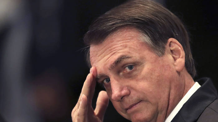 Brazilian President Jair Bolsonaro (photo credit: AP)