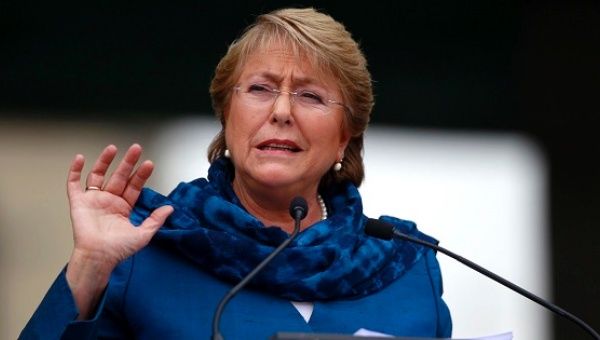 Chilean President Michelle Bachelet (photo credit: Reuters) Chilean President Michelle Bachelet (photo credit: Reuters)