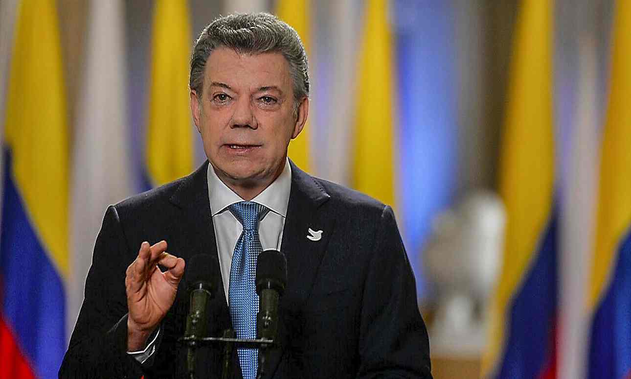 Colombia’s president, Juan Manuel Santos (photo credit: HO/AFP/Getty Images) Colombia’s president, Juan Manuel Santos (photo credit: HO/AFP/Getty Images)