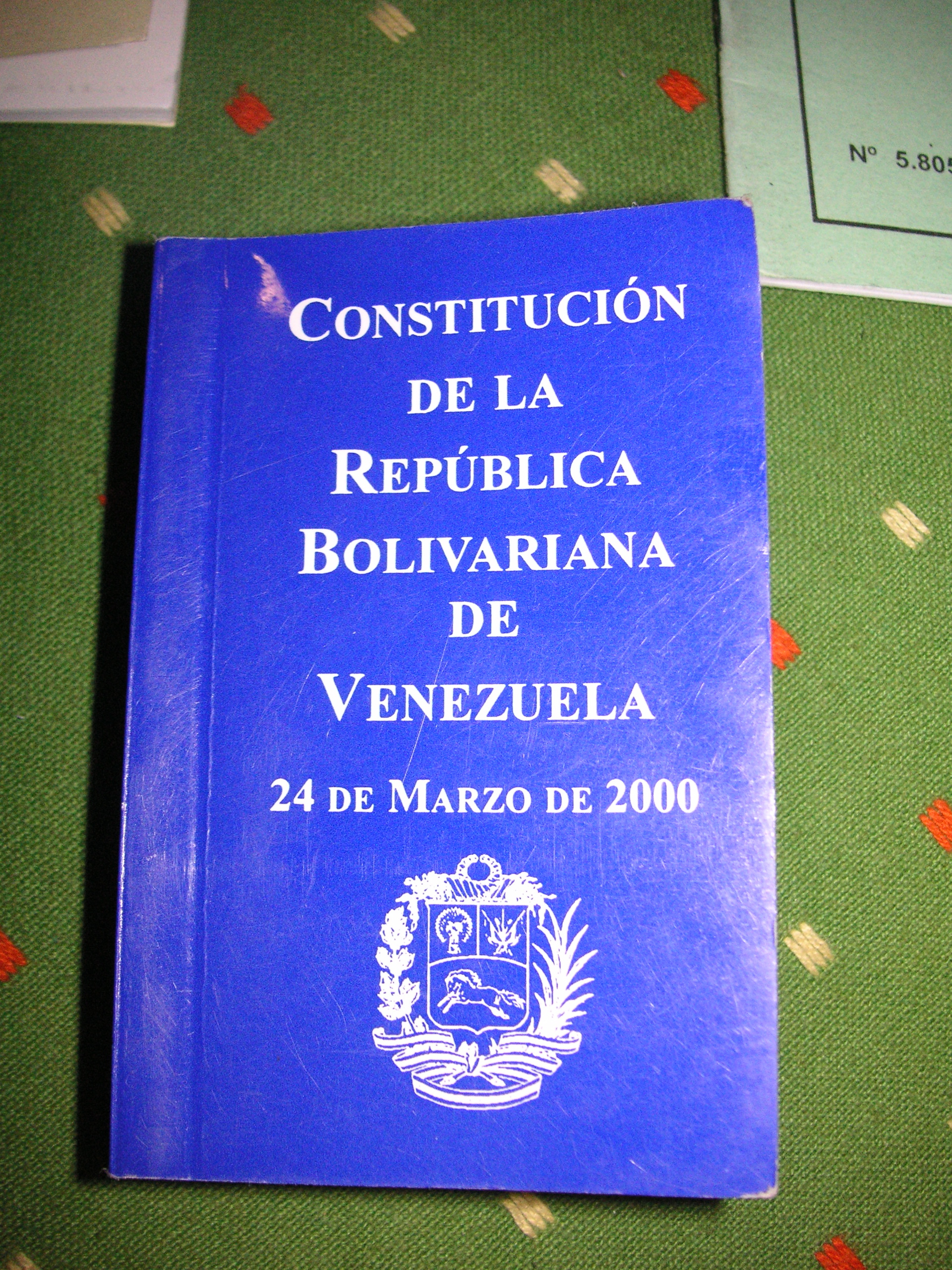 Constitution of Venezuela (photo credit: Beatrice Murch/Flickr) Constitution of Venezuela (photo credit: Beatrice Murch/Flickr)