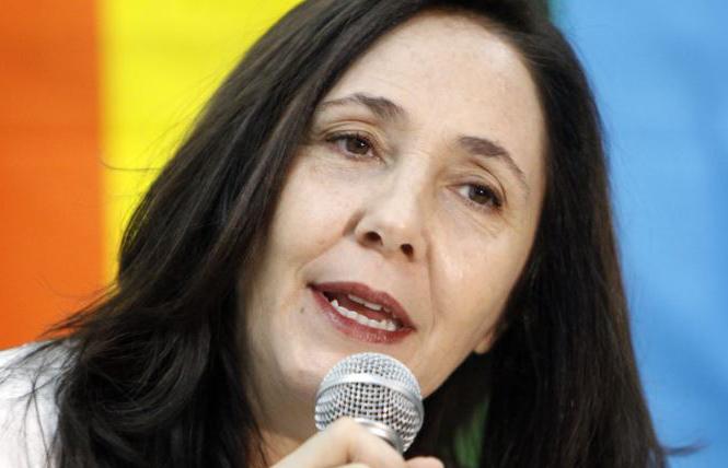 Cuban LGBT rights advocate Mariela Castro (photo credit: EFE)