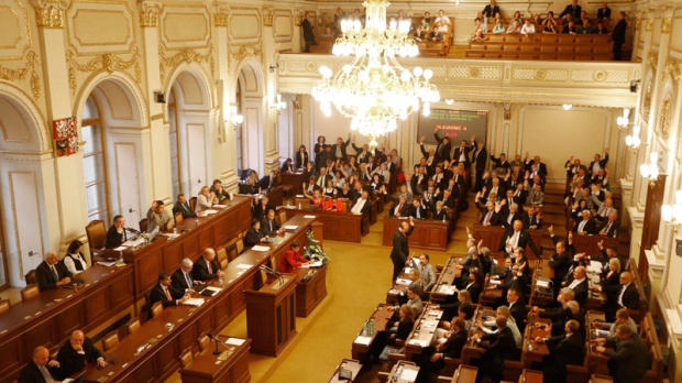 Members of Czech parliament (Photo credit: AP Photo/Petr David Josek)