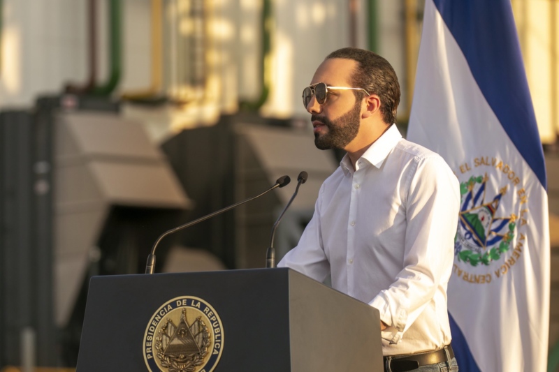 President of El Salvador, Nayib Bukele (photo credit: @nayibbukele via Twitter) President of El Salvador, Nayib Bukele (photo credit: @nayibbukele via Twitter)