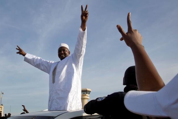 New President of Gambia Adama Barrow (photo credit: AP Photo/Jerome Delay) New President of Gambia Adama Barrow (photo credit: AP Photo/Jerome Delay)
