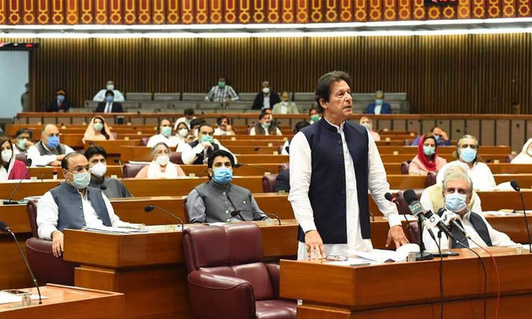 Prime Minister of Pakistan, Imran Khan (photo credit: Gulf Today)