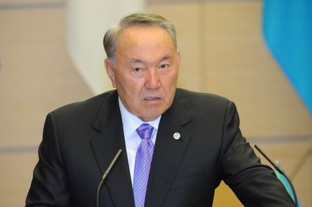 President of Kazakhstan Nursultan Abishevich Nazarbayev (photo credit: Reuters/David Mareuil/Pool)